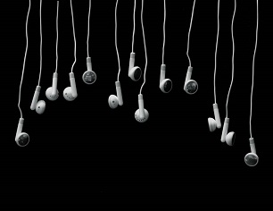 13 dangling headphones for increased listening